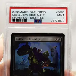 MTG - Secret Lair - Collective Brutality - Graded - PSA 9 - Image 4