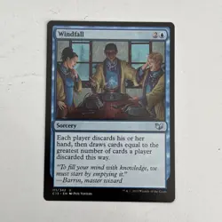 Windfall Urza's Saga LP Sorcery Magic The Gatheirng MTG 111/342 NM - Image 1