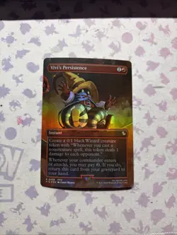 Vivi's Persistence 0458 - Borderless Foil - MTG Commander: Final Fantasy - Nm - Image 1