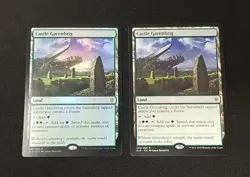 MTG Castle Garenbrig - Throne of Eldraine - 1x Reg 1x Foil #240 NM/Never Played - Image 1