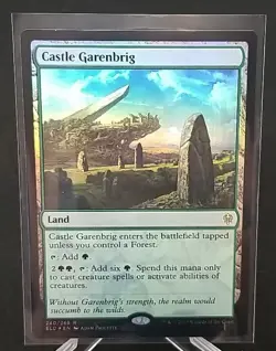 MTG Castle Garenbrig - Throne of Eldraine - 1x Reg 1x Foil #240 NM/Never Played - Image 3
