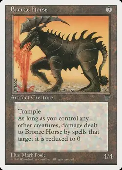 Bronze Horse NM/M Chronicles Artifact Creature Mtg Magic English Regular - Image 1