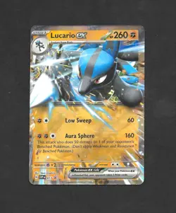 Lucario ex SVP 017 - Scarlet & Violet Black Star Promo Holo Pokemon TCG Card NM - Image 1