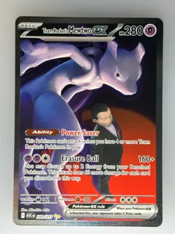 Pokemon Team Rocket's Mewtwo ex SIR ME: Ascended Heroes (ASC) 281/217 NM IN HAND - Image 1