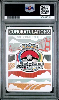 Pokemon 2016 World Championships Insert Card San Francisco PSA 10 GEM MINT - Image 4