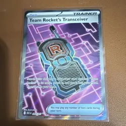 Pokemon Team Rocket's Transceiver 263/217 ASC Foil Rare Trainer Pokemon TCG - Image 1