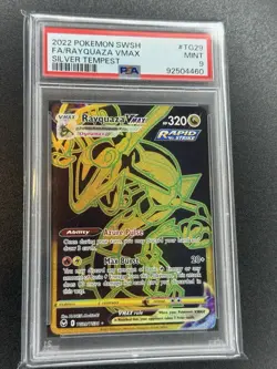 Pokemon TCG Rayquaza VMAX Swsh12: Silver Tempest TG29/TG30 Holo Secret Rare - Image 1