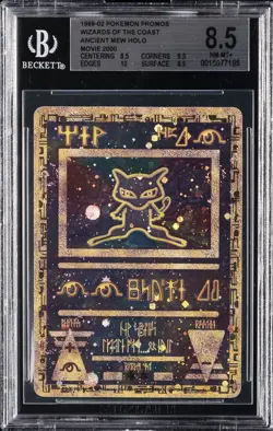 2000 POKEMON GAME MOVIE POKEMON 2000 MOVIE ANCIENT MEW BGS 8.5 - Image 1