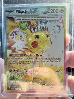 Pokemon TCG Pikachu EX 238/191 Sir Surging Sparks Near Mint English Edition - Image 1