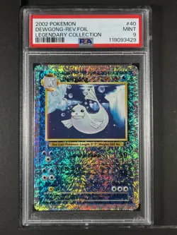 Dewgong Reverse Foil #40 2002 Pokemon Legendary PSA 9 250001 - Image 1