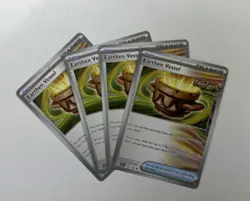 4x Earthen Vessel Playset | Pokemon TCG PAR 163 & PRE 106- Near Mint - Image 1