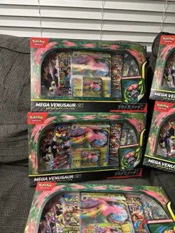5x Pokemon TCG: Mega Venusaur ex Premium Collection - Factory Sealed Box LOT - Image 2
