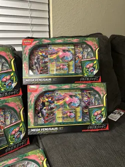 5x Pokemon TCG: Mega Venusaur ex Premium Collection - Factory Sealed Box LOT - Image 3