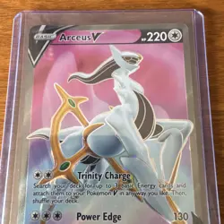 Arceus V 165/172 SWSH Brilliant Stars Full Art Ultra Rare Holo Pokemon 2022 NM - Image 2