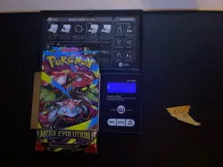 22.45g VERY HEAVY Mega Evolution Pokemon Sealed Booster Pack New SIR/HRU - Image 1