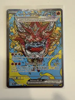 Pokemon TCG-Hearthflame Mask Ogerpon ex 148/131 SIR Sv: Prismatic Evolutions NM - Image 1