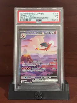 Pokemon Charizard ex 199/165 Scarlet & Violet 151 Special Illustration Rare PSA… - Image 1