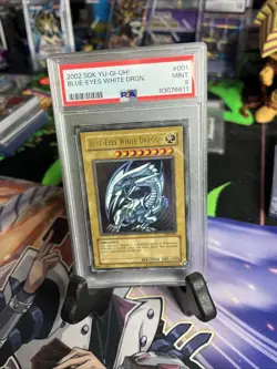 2002 SDK-001 Blue-Eyes White Dragon Ultra Rare PSA 9 MINT Vintage Yu-Gi-Oh - Image 1