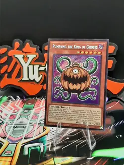 Yu-Gi-Oh! Pumpking The King of Ghosts MZMU-EN061 Secret Rare 1st Ed NM - Image 1