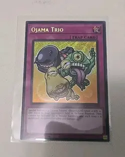 Ojama Trio (Chibi Art) BLMM-EN010 Secret Rare 1st Edition NM Yugioh - Image 1