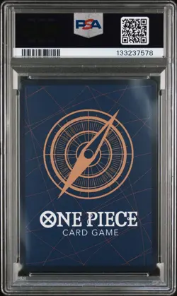 2025 ONE PIECE OP11-A FIST OF DIVINE SPEED 080 GEAR TWO ALTERNATE ART ENG PSA 10 - Image 2