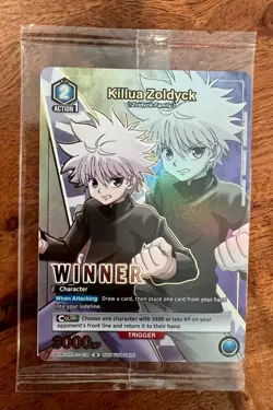 Killua Zoldyck Winner - Union Arena - Holo Promo - Rare - English - HTR-1-018 - Image 1