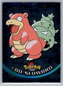 Slowbro #80 Topps Pokemon Card - Foil - Blue Logo - NM - Image 1