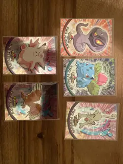 pokemon Topps Cards Lot, Rare Cards All Holo! Vintage Rare Pokemon Cards! - Image 1