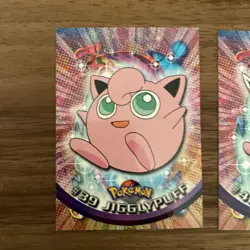 Pokemon Topps NM 39 Jigglypuff And 40 Wigglytuff. Rare Vintage Pokemon Cards - Image 2