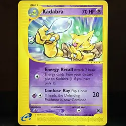 Kadabra 84/165 LP/NM Expedition e-series 2002 vintage Pokemon TCG Card ereader - Image 1