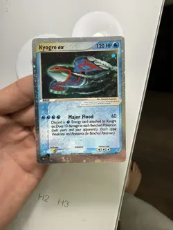 [LP] Pokemon Card KYOGRE EX-HOLO #001 Black Star Promo 2003 [A] - Image 1
