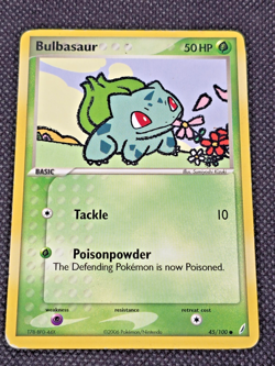 Bulbasaur 45/100 Crystal Guardians Regular MP Pokemon Card -- L8 - Image 1