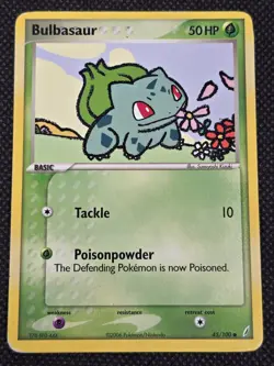 Bulbasaur 45/100 Crystal Guardians Regular MP Pokemon Card -- L8 - Image 2