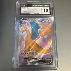 (Gem Mint CGC 10) Charizard V SWSH050 SWSH: Sword & Shield Promo Cards Holo - Image 1