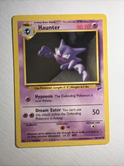 HAUNTER - 43/130 - Base Set 2 - Pokemon Card TCG Vintage 2000 - LP - Image 1