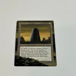MTG Basalt Monolith altered art hand painted Alter Magic the Gathering Mana Ramp - Image 3