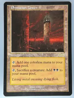 MTG Phyrexian Tower Urza's Saga (USG) R 322 NM Magic - Image 1