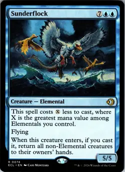 x1 Sunderflock R MTG Lorwyn Eclipsed M/NM, English - Image 1