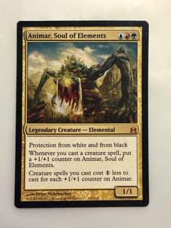 MtG Animar, Soul of Elements - Magic the Gathering Commander 2011 - LP - Image 1