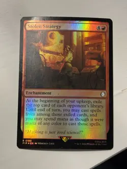 MTG Stolen Strategy (Extended Art) (Surge Foil) - Universes Beyond: Fallout - Image 1