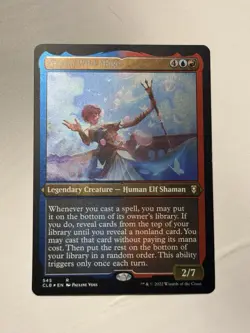 ETCHED FOIL - Neera, Wild Mage NM Baldur's Gate Rare Legendary Human Elf Shaman - Image 1