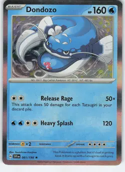Dondozo - 061/198 Rare Holo SV01: Scarlet & Violet Base Set NM Pokemon - Image 1