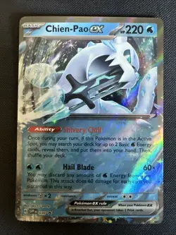 Pokemon - Chien-Pao ex - 030 SVP Scarlet & Violet Black Star Promo - Image 1