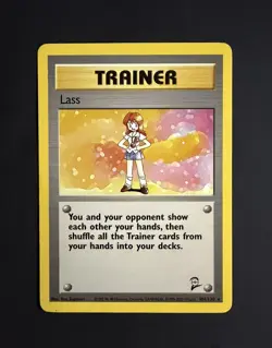 Lass 104/130 Base Set 2 Rare Pokemon Card - Image 1