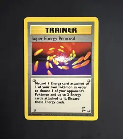 Super Energy Removal 108/130 Base Set 2 Rare Pokemon Card - Image 1