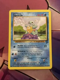 Squirtle 93/130 - Base Set 2 - MP Common - Pokemon TCG - Image 1