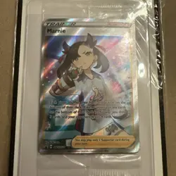 Pokemon Marnie TCG SWSH121 Black Star Promo Full Art Sealed, English - Image 2