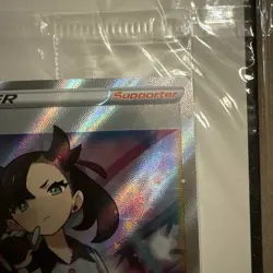 Pokemon Marnie TCG SWSH121 Black Star Promo Full Art Sealed, English - Image 3