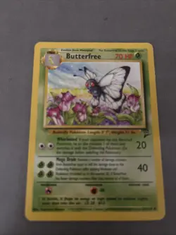 Pokemon TCG Butterfree 34/130 Base Set Regular Moderately Played - Image 1