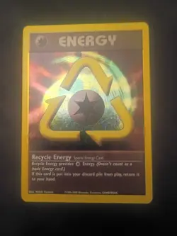Pokemon WOTC Poke League Promo Holo Rare Lp- Recycle Energy With Swirl - Image 1